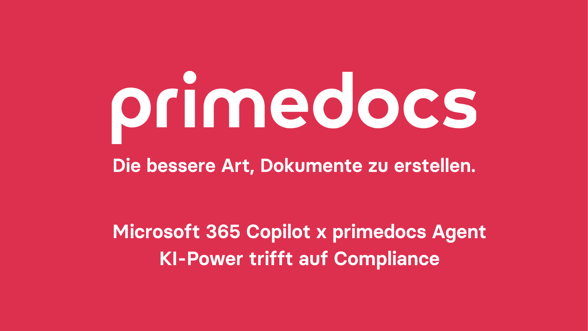 Microsoft 365 Copilot and primedocs Agent create with a prompt a letter 