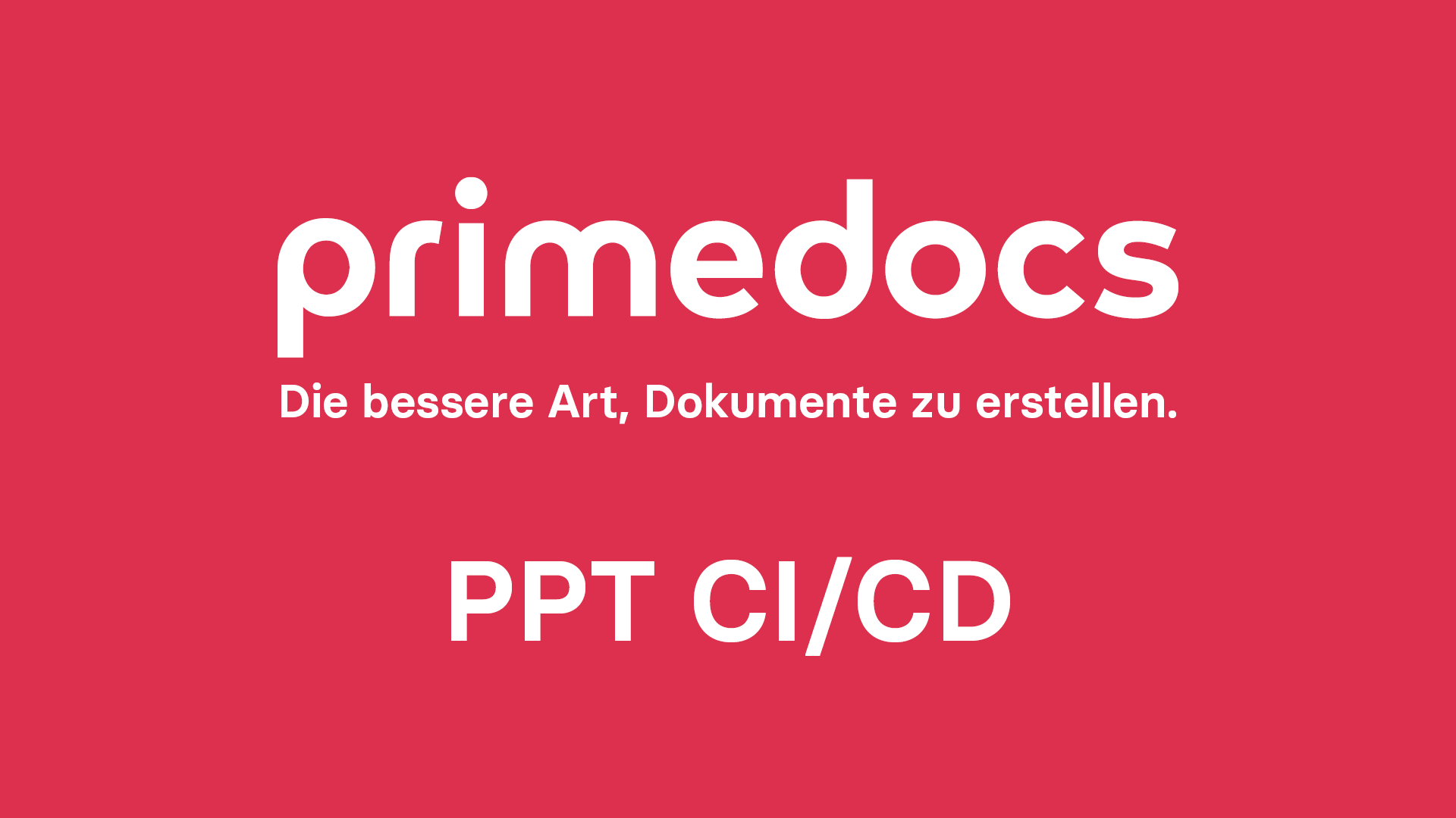 Video Thumbnail for Microsoft PowerPoint with CI and CD. 