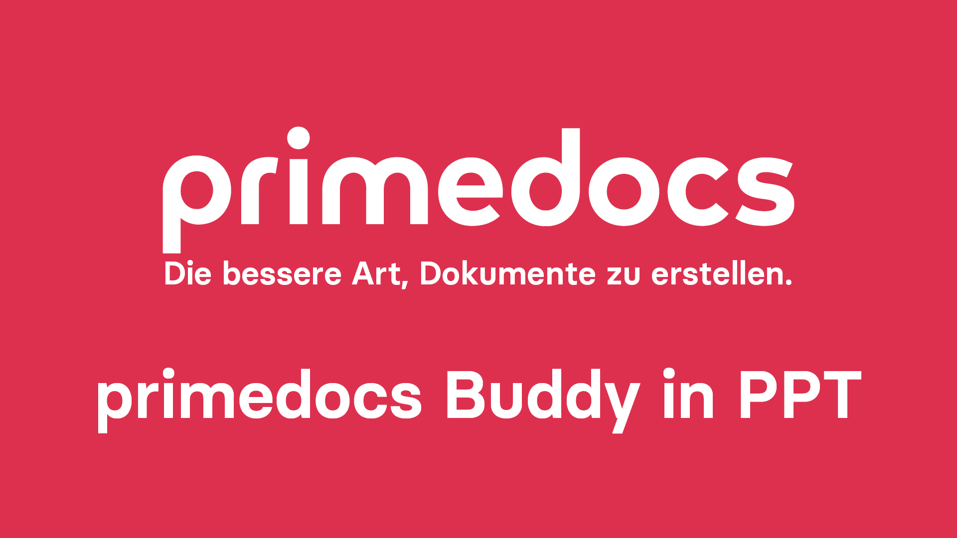 Video thumbnail on the topic primedocs Buddy Assistant with Microsoft PowerPoint