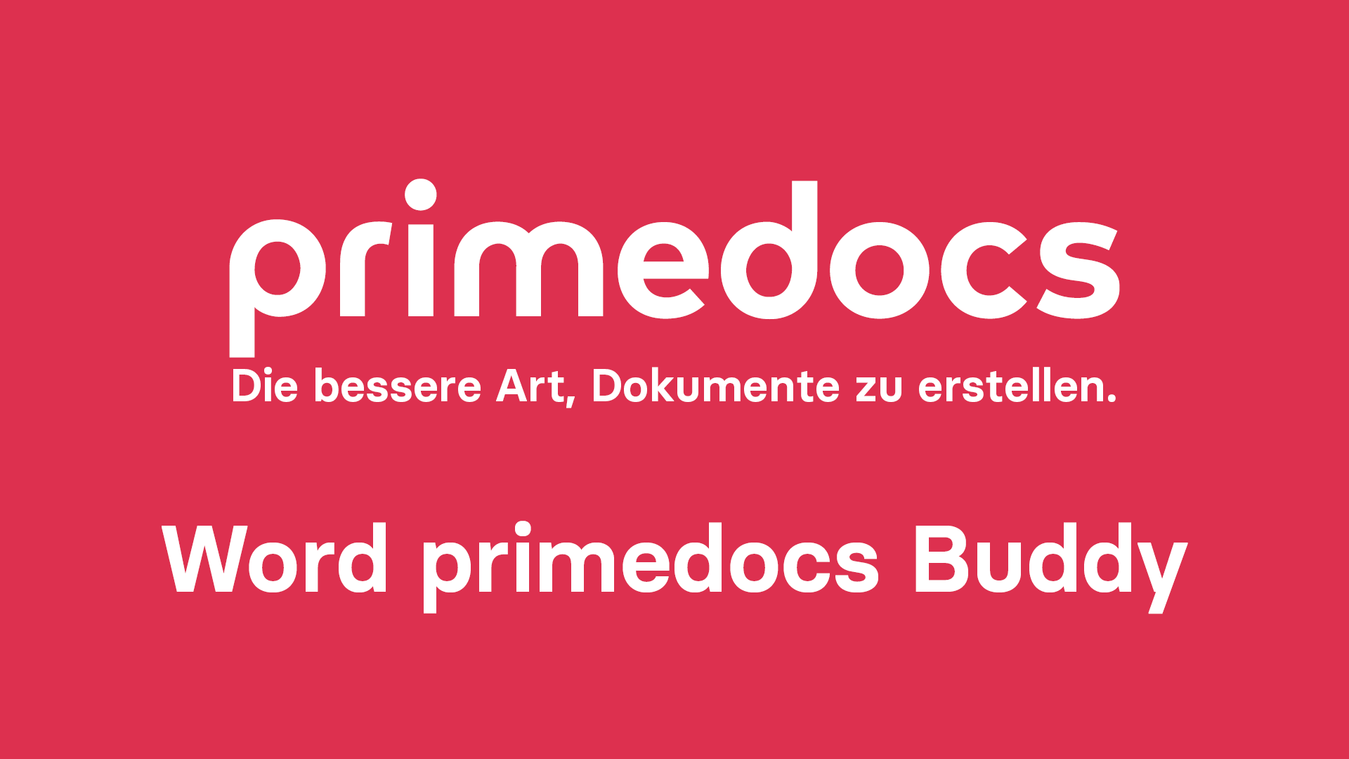 Video Thumbnail für primedocs Buddy